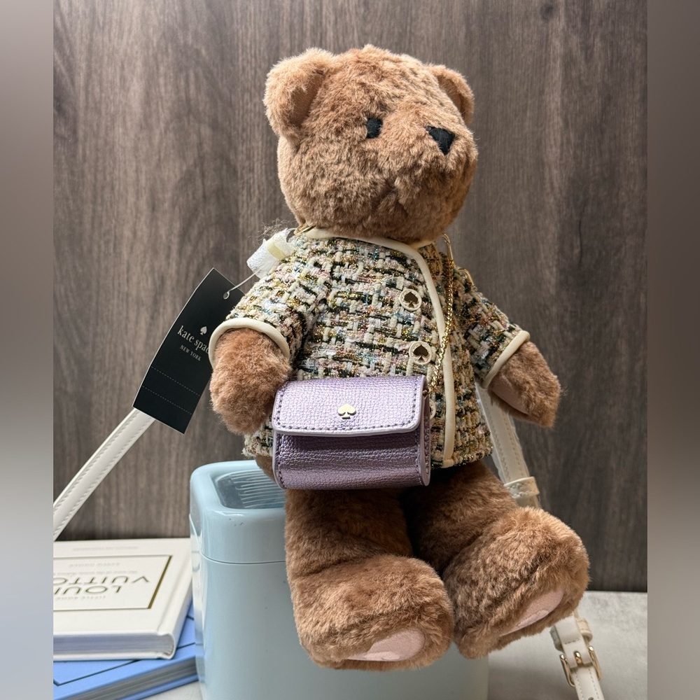 NWT Kate Spade Oh What Fun 3D Teddy Bear Crossbody KI972